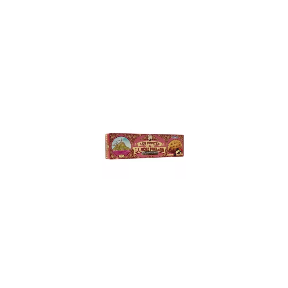 Cookies white chocolate flakes and red fruits 120 gr
