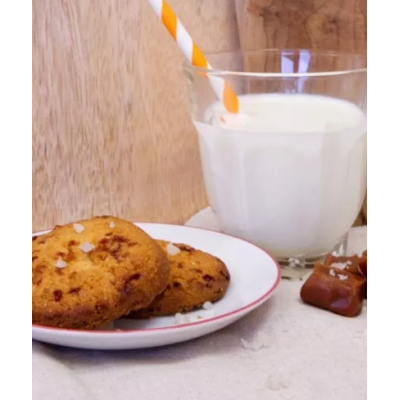 Cookies cu măr și bucăți de caramel 200 gr