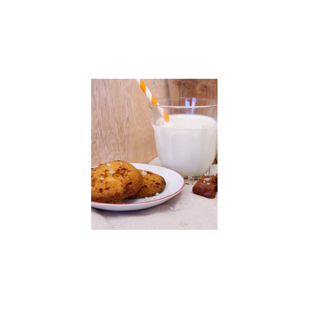 Cookies cu măr și bucăți de caramel 200 gr