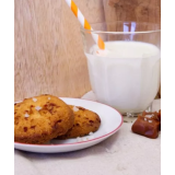 Cookies cu măr și bucăți de caramel 200 gr
