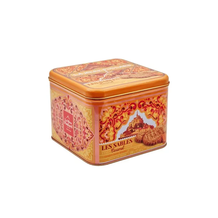 Sable biscuits with caramel pieces Mythique box 500 gr