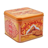 Biscuiți Sable cu bucăți de caramel în cutie Mytique 500 gr