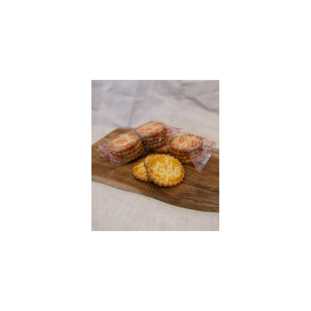 Sable biscuits with caramel pieces Mythique box 500 gr