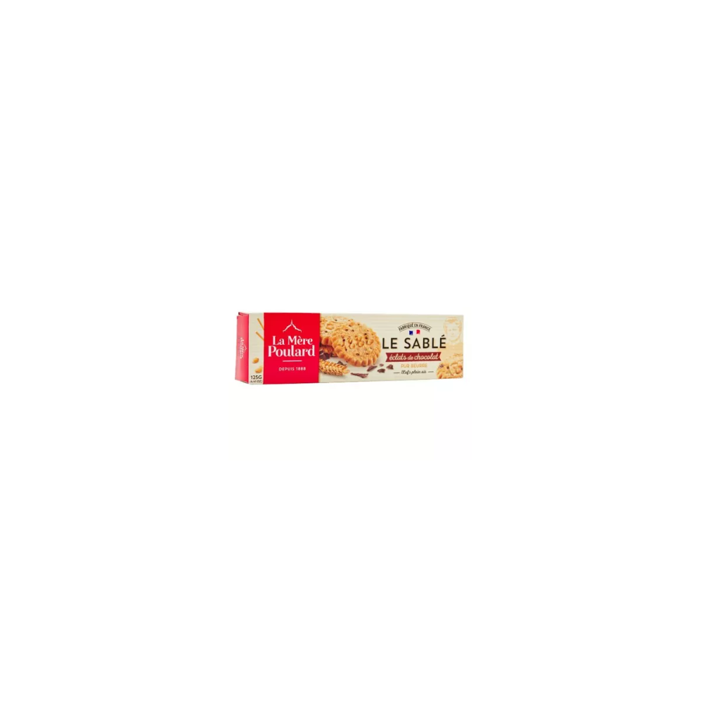 Le Sable biscuits with chocolate pieces 125 gr
