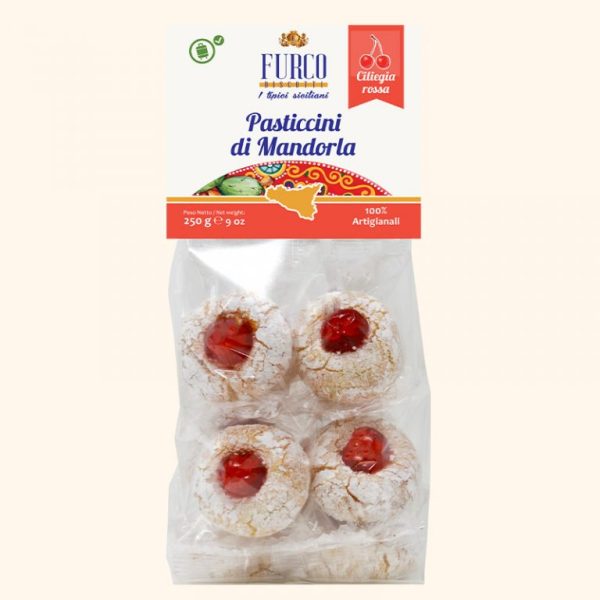 PASTE MANDORLA CILIEGIA ROSSA BUSTA GR 250