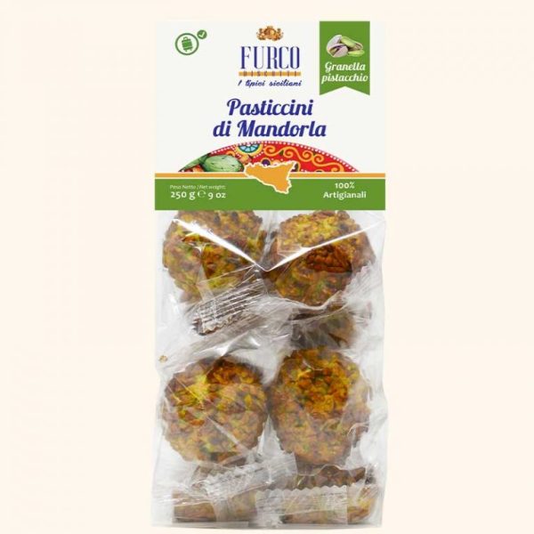 PASTE MANDORLA GRANELLA PISTACCHIO BUSTA GR 250